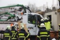 LKW in Rohbau Haus gefahren Huerth Argeles Sur Merstr TK P05